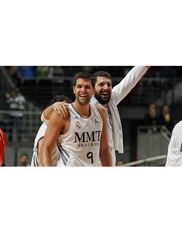 Camiseta Felipe Reyes Real Madrid Basket 13/14 (blanco)