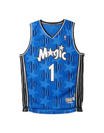Adidas Camiseta Swingman Tracy McGrady Orlando Magic (azul/negro/blanco)