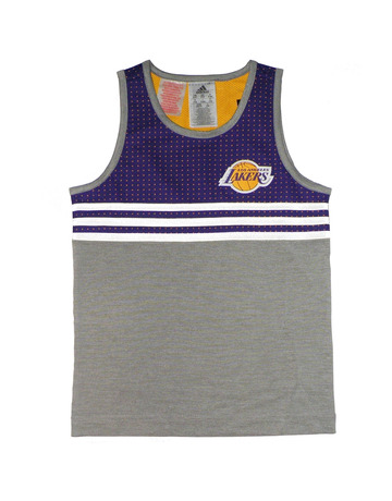 Adidas NBA Camiseta Niño L.A Lakers Winter Hoops (purpura/gris)