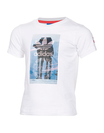 Adidas Originals Camiseta Star Wars AT-AT Infantil (blanco)