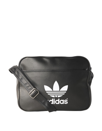 Adidas Bolso Airliner Classic Trefoil (negro/blanco)