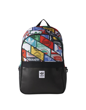 Adidas Originals Mochila Graphic Labels Tongue (negro/multicolor)