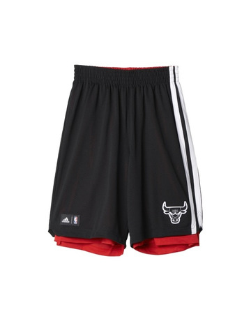 Adidas NBA Short Summer Run Bulls (negro/rojo)