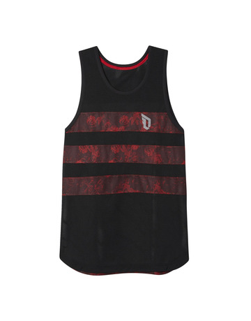 Adidas Camiseta Tirantes Dame Floral (negro/rojo)