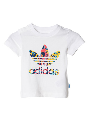 Adidas Originals Camiseta Bebé Soccer Leopard Cub Trefoil (blanco/multicolor)