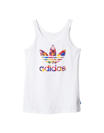 Adidas Originals Junior Girls Tank "Garden" (blanco/multicolor)
