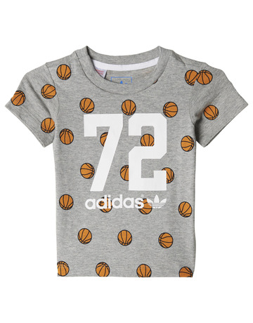Adidas Originals Camiseta Bebé Basketball (gris/blanco)
