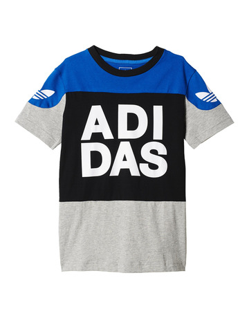 Adidas Originals Camiseta Junior Basketball (azul/negro/gris/blanco)
