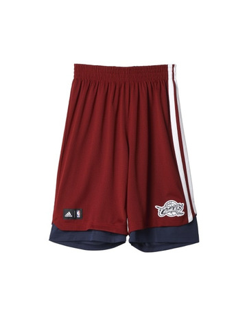 Adidas NBA Short Summer Run Cavaliers (burdeos/blanco)