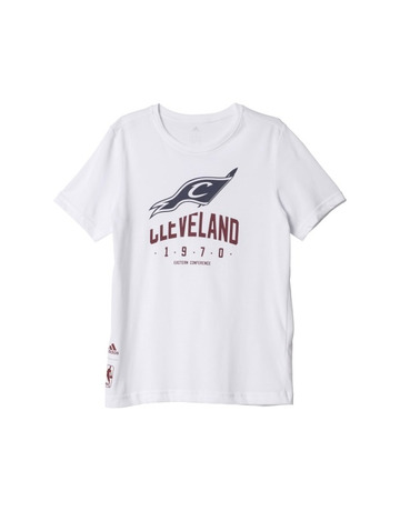 Adidas NBA Niño Camiseta Basics Cleveland (blanco/burdeos)