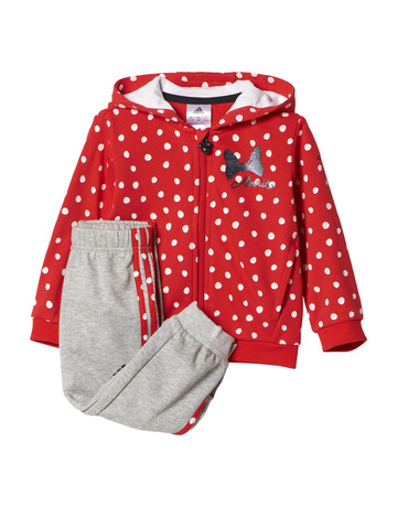 Adidas Chándal Bebé Disney Minnie Mouse (rojo/gris/blanco)