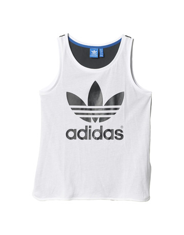 Adidas Originals Mujer Running Tank Logo (blanco/negro)