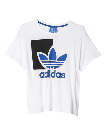 Adidas Originals Mujer Camiseta Running Logo (blanco)