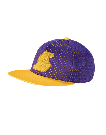 Adidas Originals Gorra L.A Lakers Cap Snapback (purpura/amarillo)