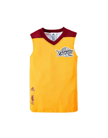Adidas Tank Niñ@ NBA Summer Run Reversible Cavaliers (amarillo/burdeos/negro)