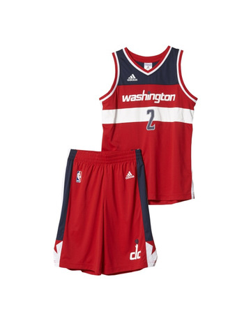 Adidas Pack Niñ@ NBA J Wall Washington (rojo/blanco/marino)