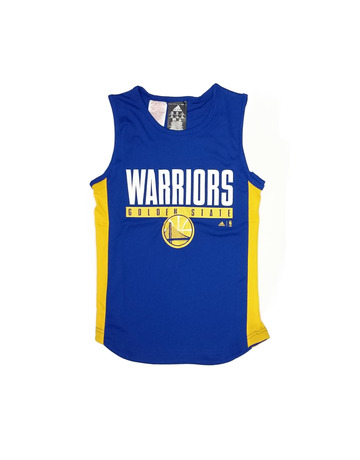 Adidas Tank Niño NBA Winter Hoops Warriors (azul/amarillo/blanco)