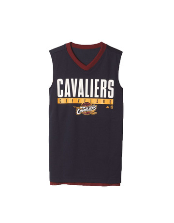 Adidas Camiseta Niño NBA Winter Hoops Rev Cleveland Cavaliers (burdeos/marino/amarillo)