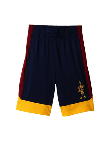 Adidas NBA Short Junior Winter Hoops Cleveland Cavaliers (marino/burdeos/amarillo)
