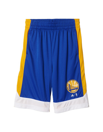 Adidas NBA Short Junior Winter Hoops Golden State Warriors (azul/amarillo)
