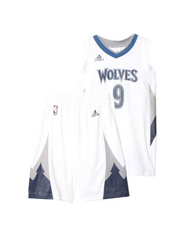 Adidas Pack Ricky Rubio #9# Minnesota Niño (white/blue/black)