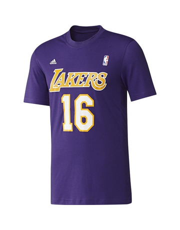 Adidas NBA Camiseta Gametime Gasol Lakers (purple)