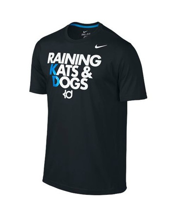 KD Raining Tee (010/negro/blanco)