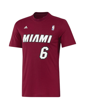 Adidas NBA Camiseta Gametime Lebron James (rojo/blanco)