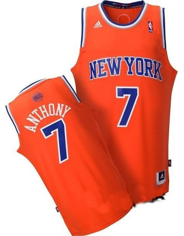Adidas Camiseta Swingman Carmelo Anthony Knicks (naranja/azul)