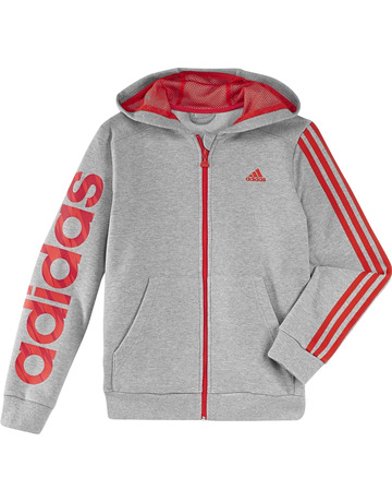 Adidas Sudadera Niño Rechaged FZ (gris/rojo)
