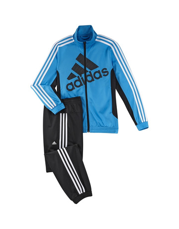 Adidas Chándal YB TS LOGO KN C (Azul/Negro)