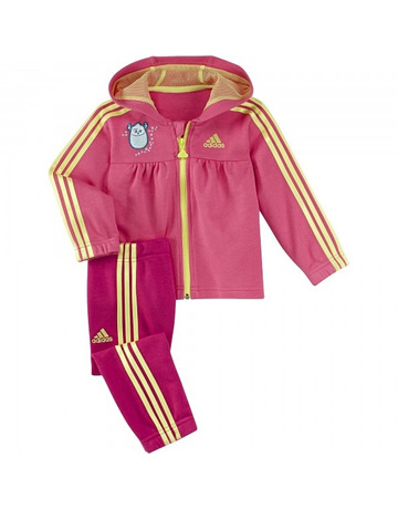 Adidas Chándal Niña Disney Monsters University (Rosa/Amarillo)