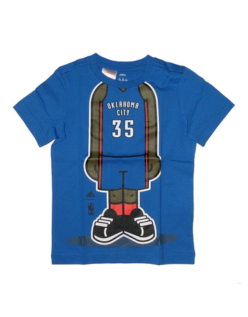 Adidas Camiseta Niño GFX Graphic Oklahoma Durant Nº 35 (azul)