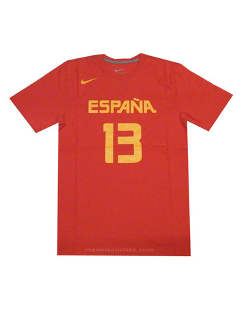 Camiseta Cubre Marc Gasol #13# España (602/rojo/amarillo)