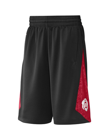 Adidas D-Rose City 2 Short (negro/rojo)