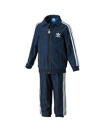 Adidas Chándal Bebé Inf Firebird Jeans (denim/blanco)
