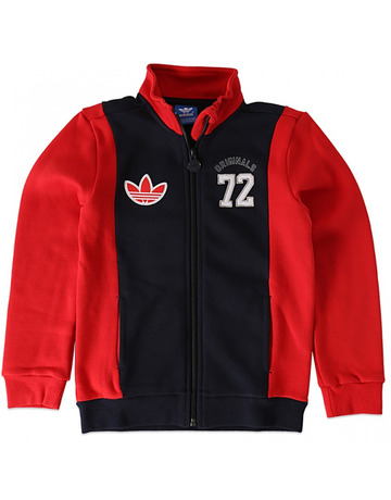 Adidas Original Chaqueta Niño TD TrackTop (marino/rojo)