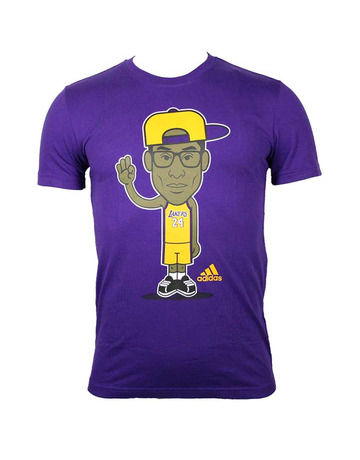 Adidas NBA Camiseta GFX Caricature Kobe (purpura)
