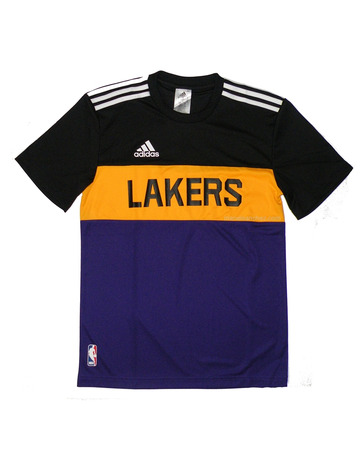 Adidas Camiseta NBA Lakers Winter Hoops (negro/amarillo/purpura)
