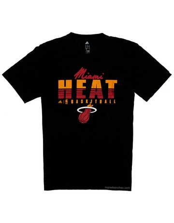 Adidas Camiseta NBA Miami Heat Fan Winter (negro)