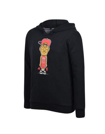 Adidas Sudadera NBA Niño Graphic Geek Bulls (negro/rojo)