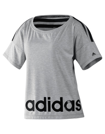 Adidas Camiseta Mujer Reload  Imajen (gris/negro)