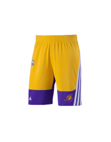 Adidas Short NBA Angeles Lakers (amarillo/blanco/purpura)
