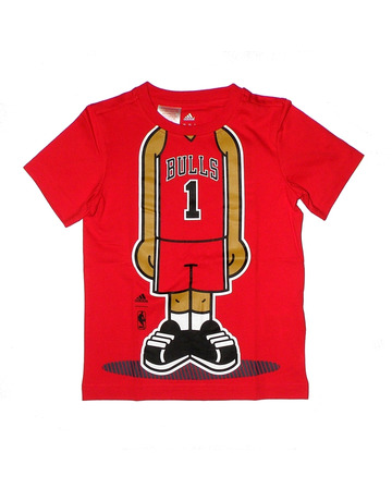 Adidas Camiseta Niño GFX Graphic Bulls Rose Nº 1 (rojo)