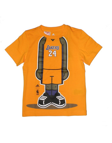 Adidas Camiseta Niño GFX Graphic Lakers Kobe Nº 24 (amarillo)