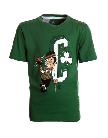 Adidas Camiseta Niño NBA Boston Graphic (verde/blanco)