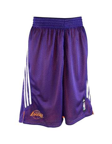 Adidas NBA Short Niño Lakers Reversible Smer R (purple/amarillo)