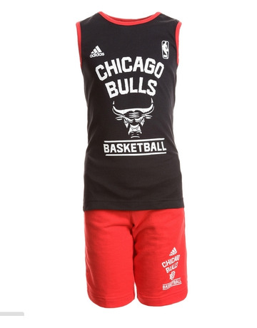 Adidas NBA Minikit Chicago Bulls Washed (negro/rojo)