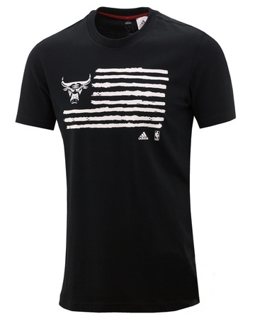 Adidas Camiseta NBA Bulls Washed 2 (negro/blanco)