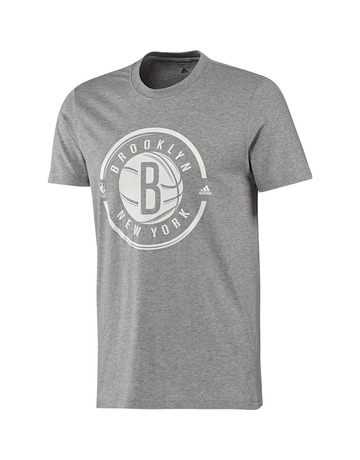 Adidas Camiseta NBA Brooklyn N.Y Pricepoint (gris)